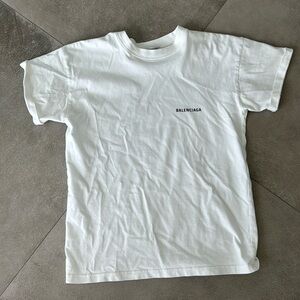 Balenciaga white tee